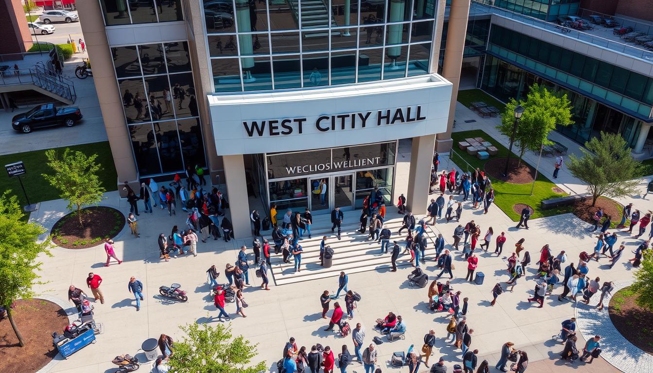 is it busy right now at west allis city hall