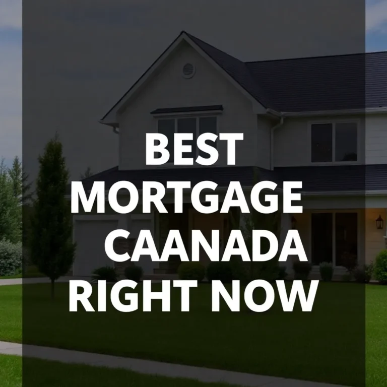 Best Mortgage Rates in Canada Right Now | Compare & Save