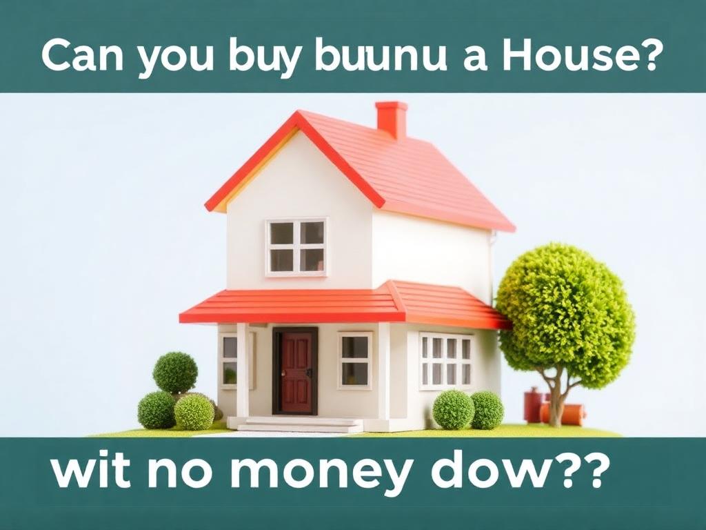 can you buy a house with no money down