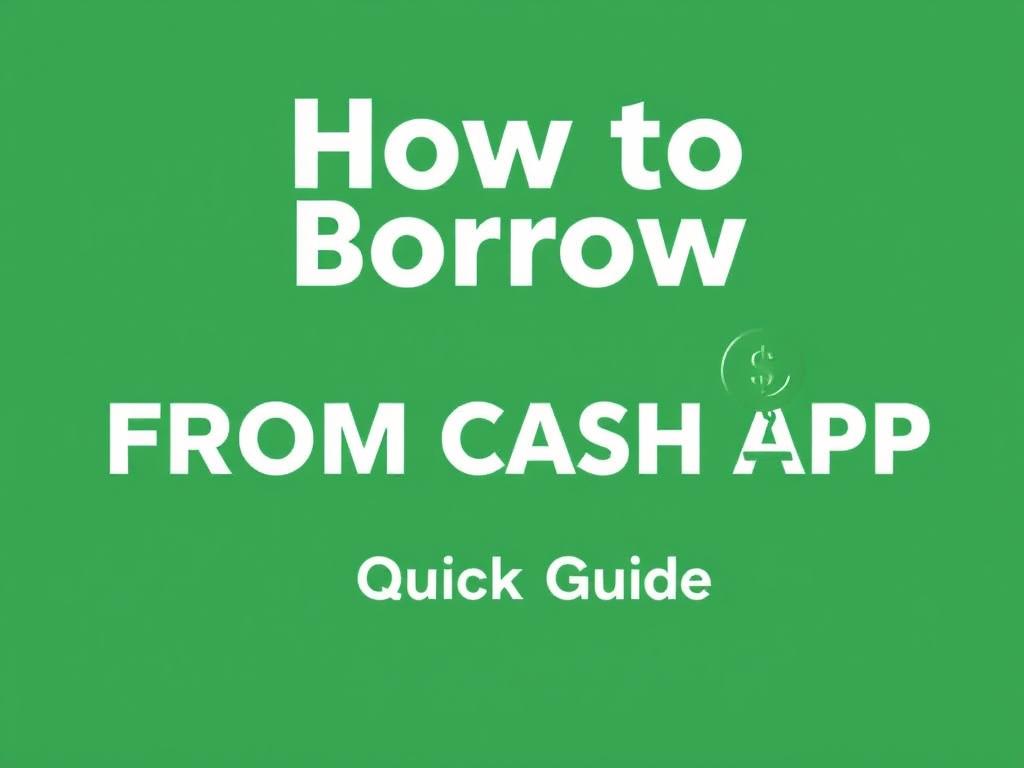 How to Borrow Money From Cash App - Quick Guide