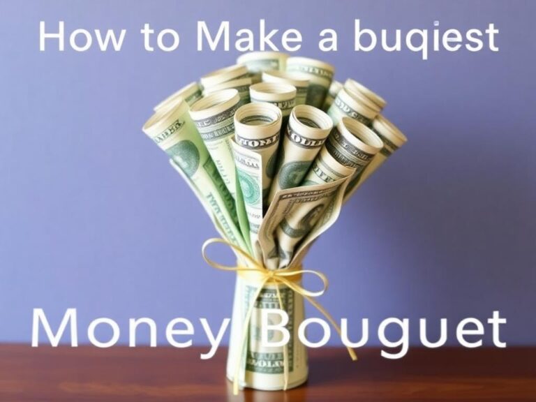 How to Make a Money Bouquet: A Creative Cash Gift