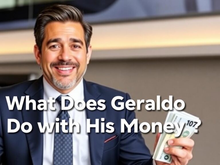 What Does Geraldo Do with His Money - Financial Story